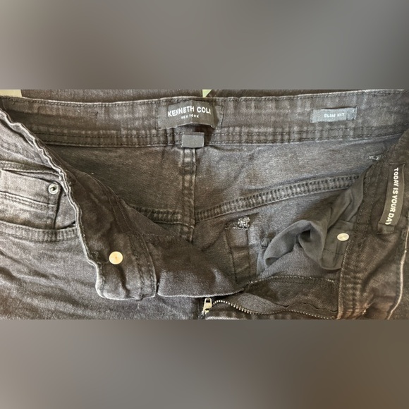 Kenneth Cole Jeans Mens 30x30 Black slim fit  Denim Modern - Picture 2 of 6